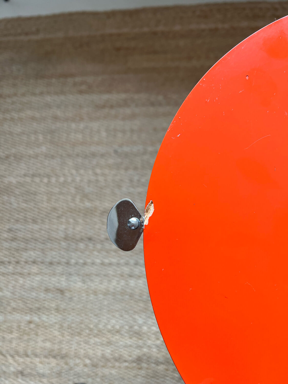 Vintage orange dressing table Bremshey & co 1960