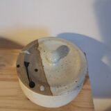 Handcrafted enamelled vintage stoneware box