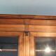 Large director's bookcase in solid walnut, 19th century.