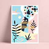 Art print “spring is coming” a4