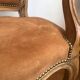 Pair of Louis XV style convertible armchairs