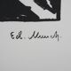 Edvard Munch: The Scream, signed lithograph