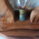 Vintage Tahiti mother-of-pearl mood lamp