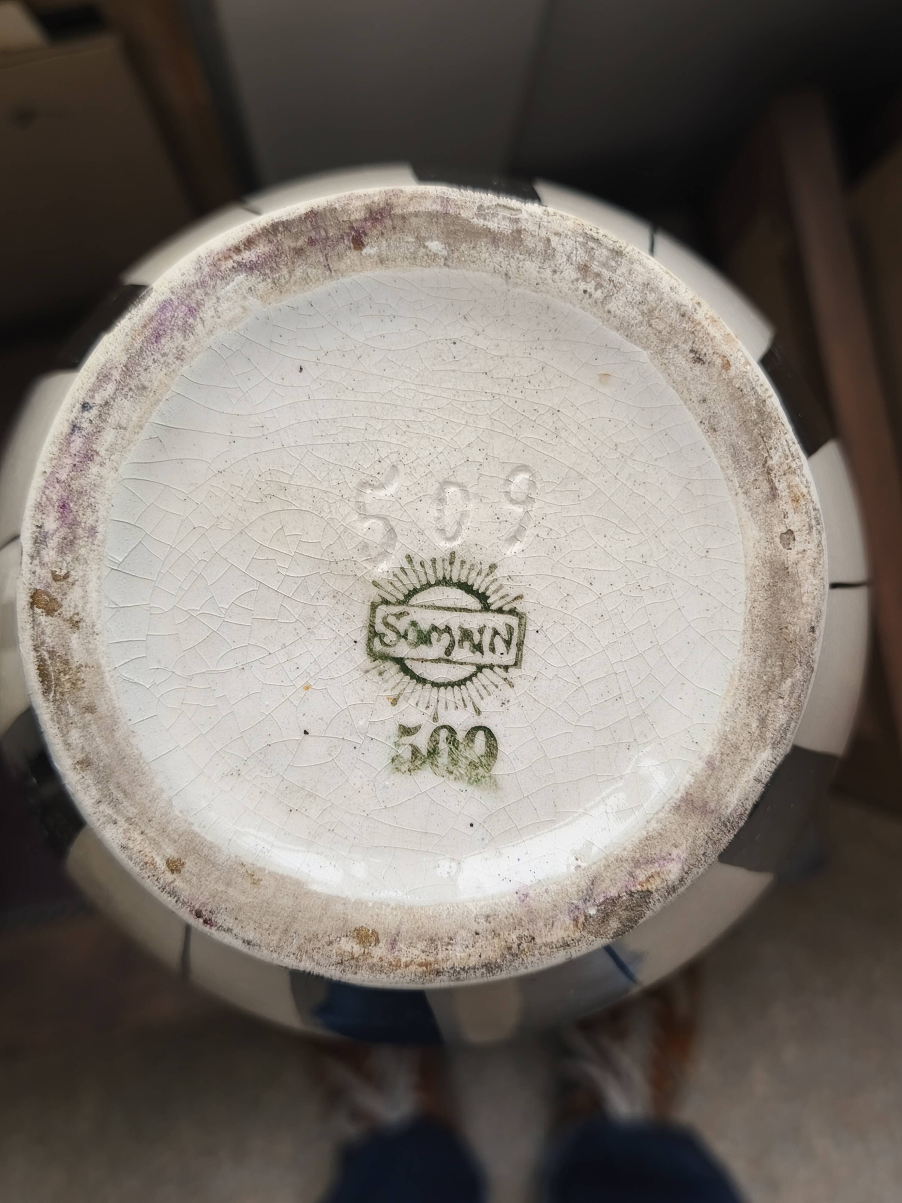 Pair of Large Art Deco Vases