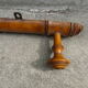 Bamboo style wooden coat holder 40s, 8 hooks