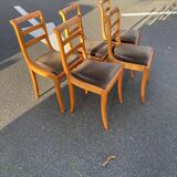 6 art deco chairs