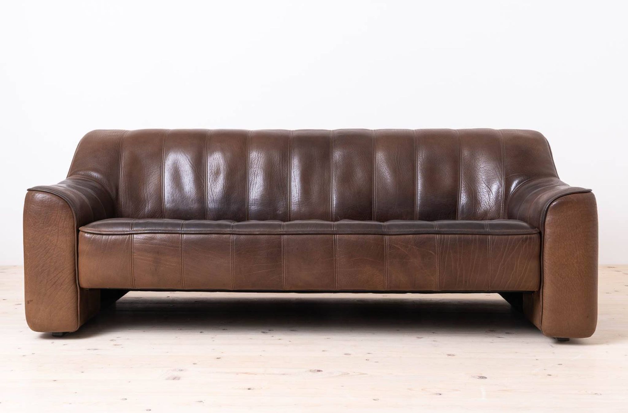 Vintage Leather Sofa, De Sede, Switzerland, Model DS 44, 1970s