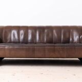Vintage Leather Sofa, De Sede, Switzerland, Model DS 44, 1970s
