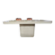 Vintage octagonal dining table travertine 1970s/1980s