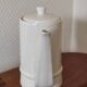 Small coffee maker with floral decoration