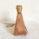 Lampe artisanale en bois
