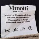 Minotti 3 seater velvet sofa