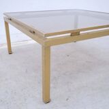 Brass coffee table by Guy Lefevre for Maison Jansen, 1960