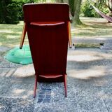 Vintage revtangular coffee table in solid teak by john boné denmark 1960s
