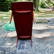 Table basse vintage revtangulaire en teck massif de john boné danemark 1960