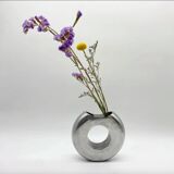 “Donuts” Vase / Cast Aluminum – 1980s