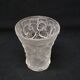 Vase floral Josef Inwald Verrerie Barolac En Verre Pressé Moulé Dépoli Art