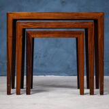 Nest Tables by Severin Hansen for Haslev Møbelsnedkeri, Denmark, 1960s, Set of 3