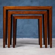 Nest Tables by Severin Hansen for Haslev Møbelsnedkeri, Denmark, 1960s, Set of 3