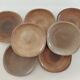 7 sandstone enamel dinner plates Sologne Porcelain