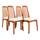 Chaises de salle à manger en teck par Benny Linden, années 1970