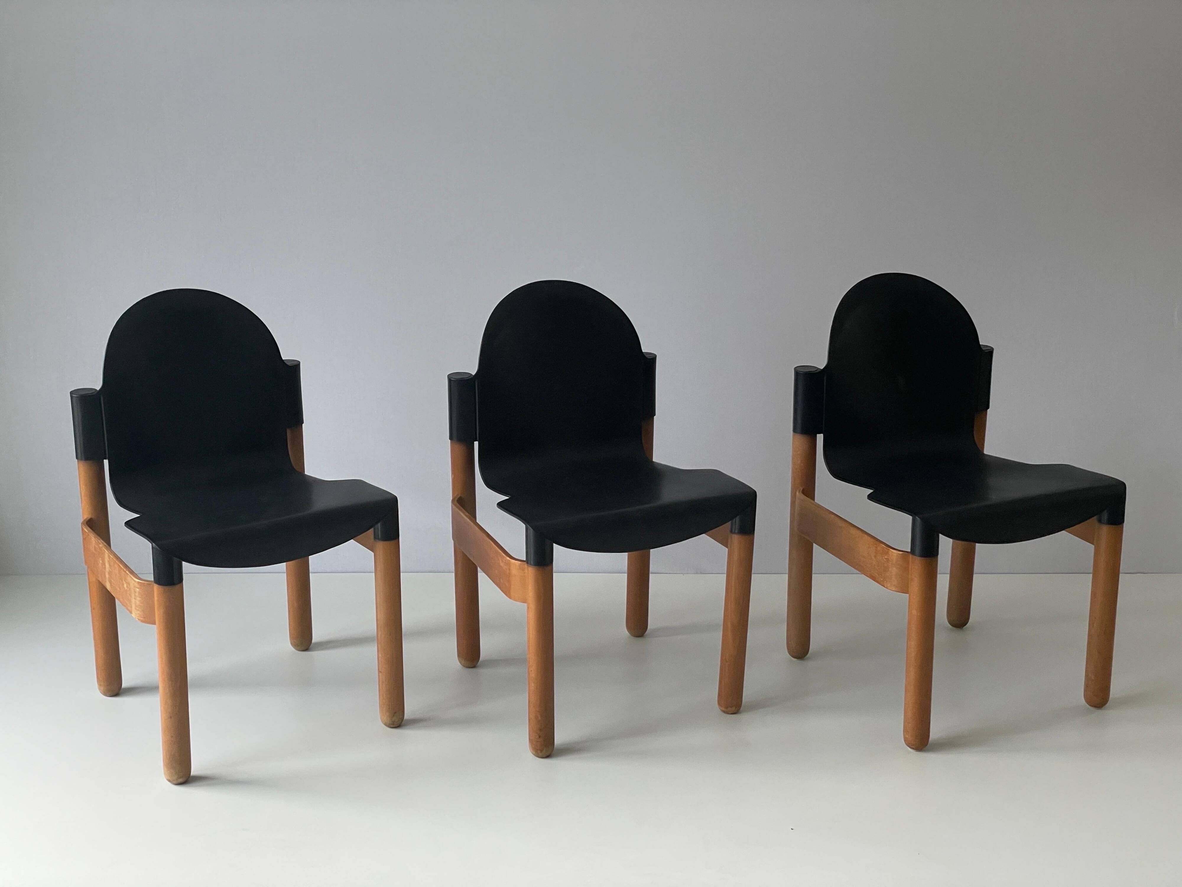Thonet Flex Set of 3 chairs by Gerd Lange, 1970s, Germany