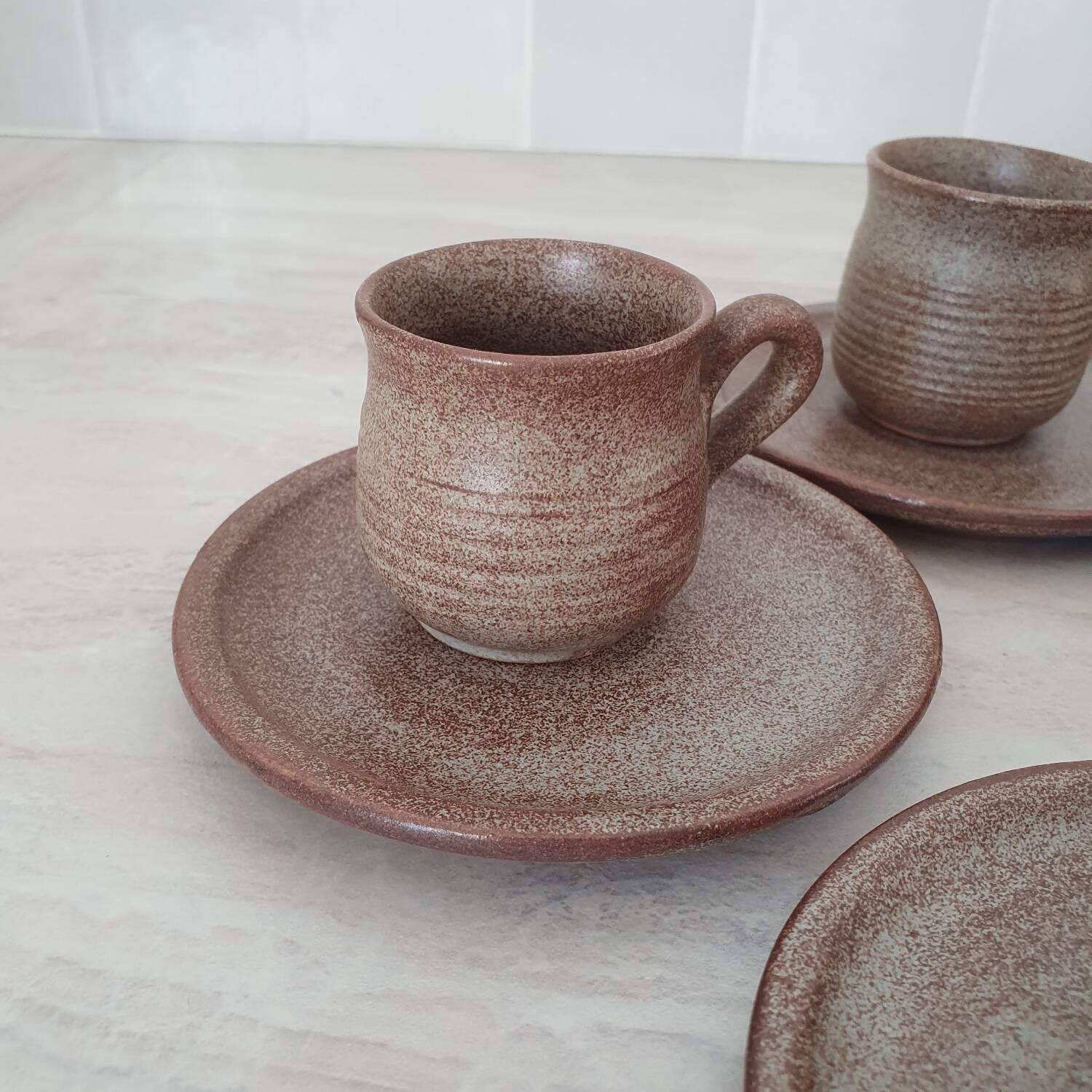 Stoneware coffee service from Vallauris