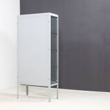 Vintage industrial display cabinet