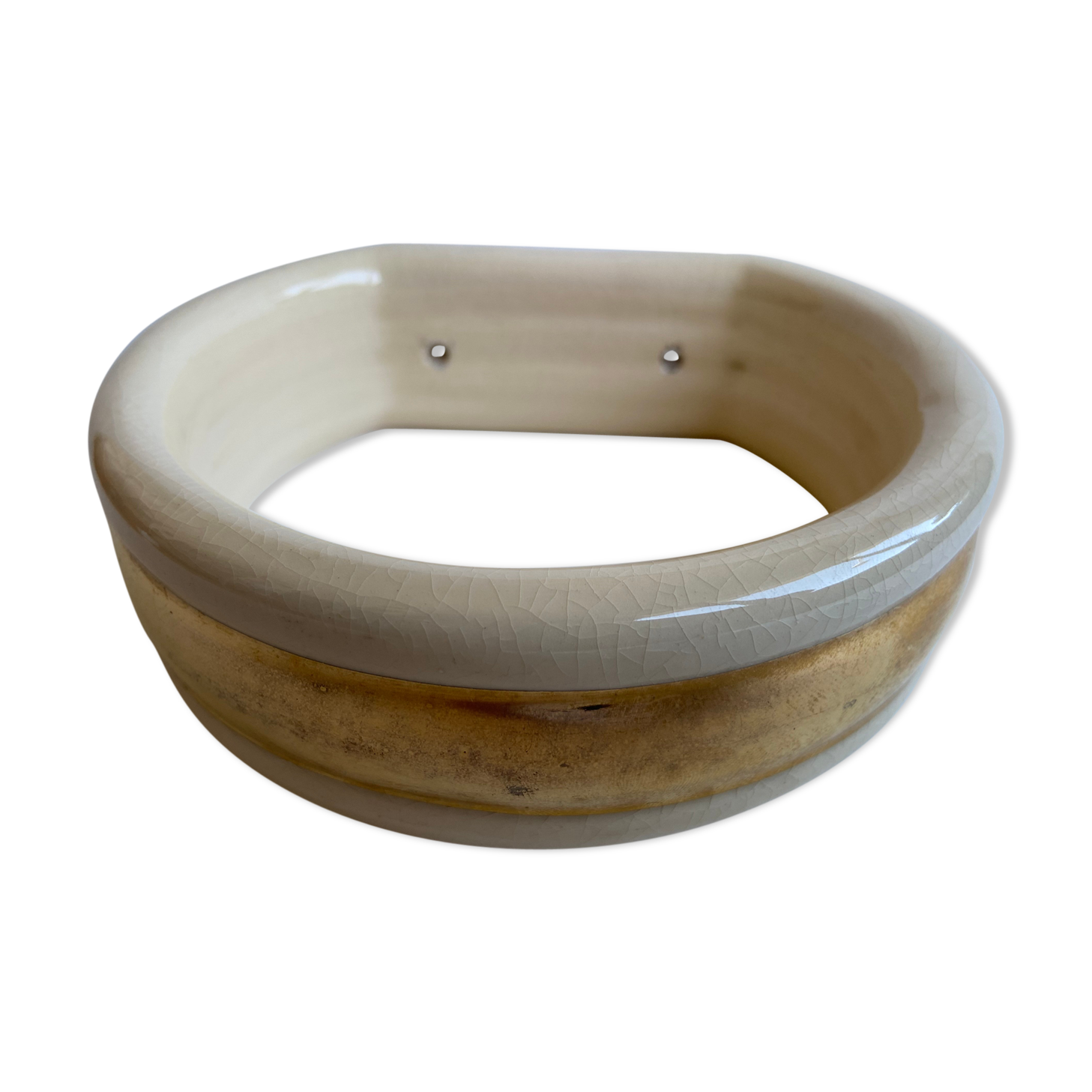 Enamelled ceramic wall pad