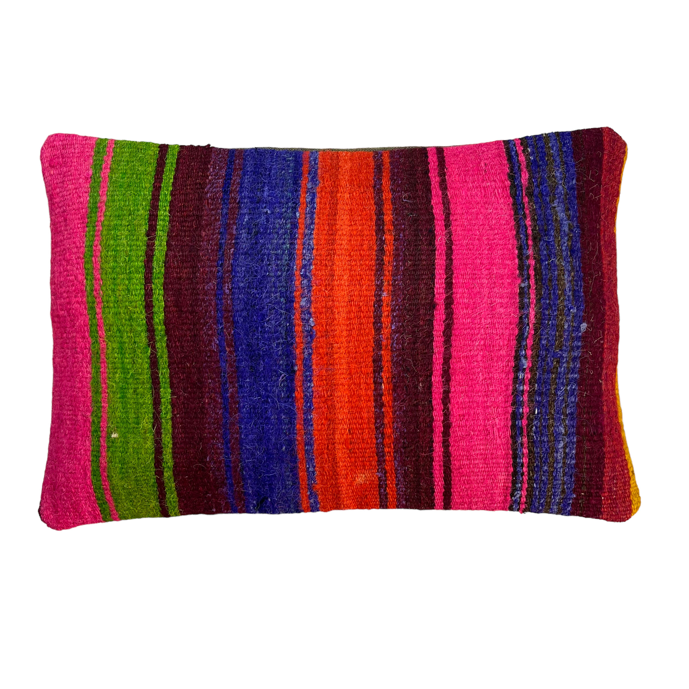 Vintage turkish kilim cushion cover, 30 x 50 cm