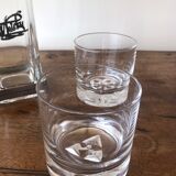 Whisky decanter and its 3 glasses