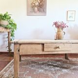 Old walnut coffee table