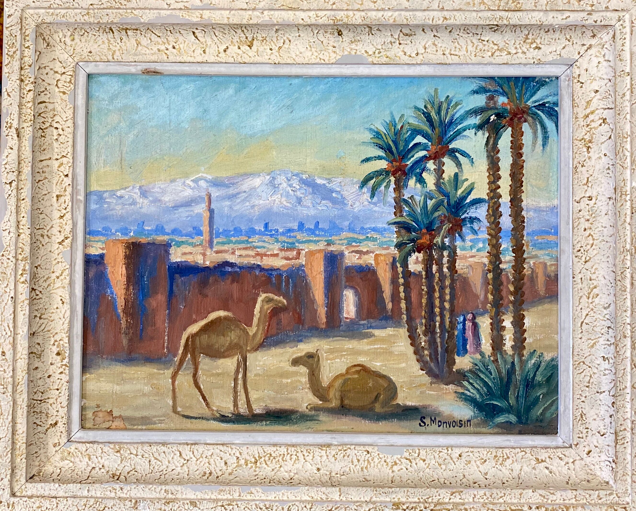 Orientalist painting S Monvoisin