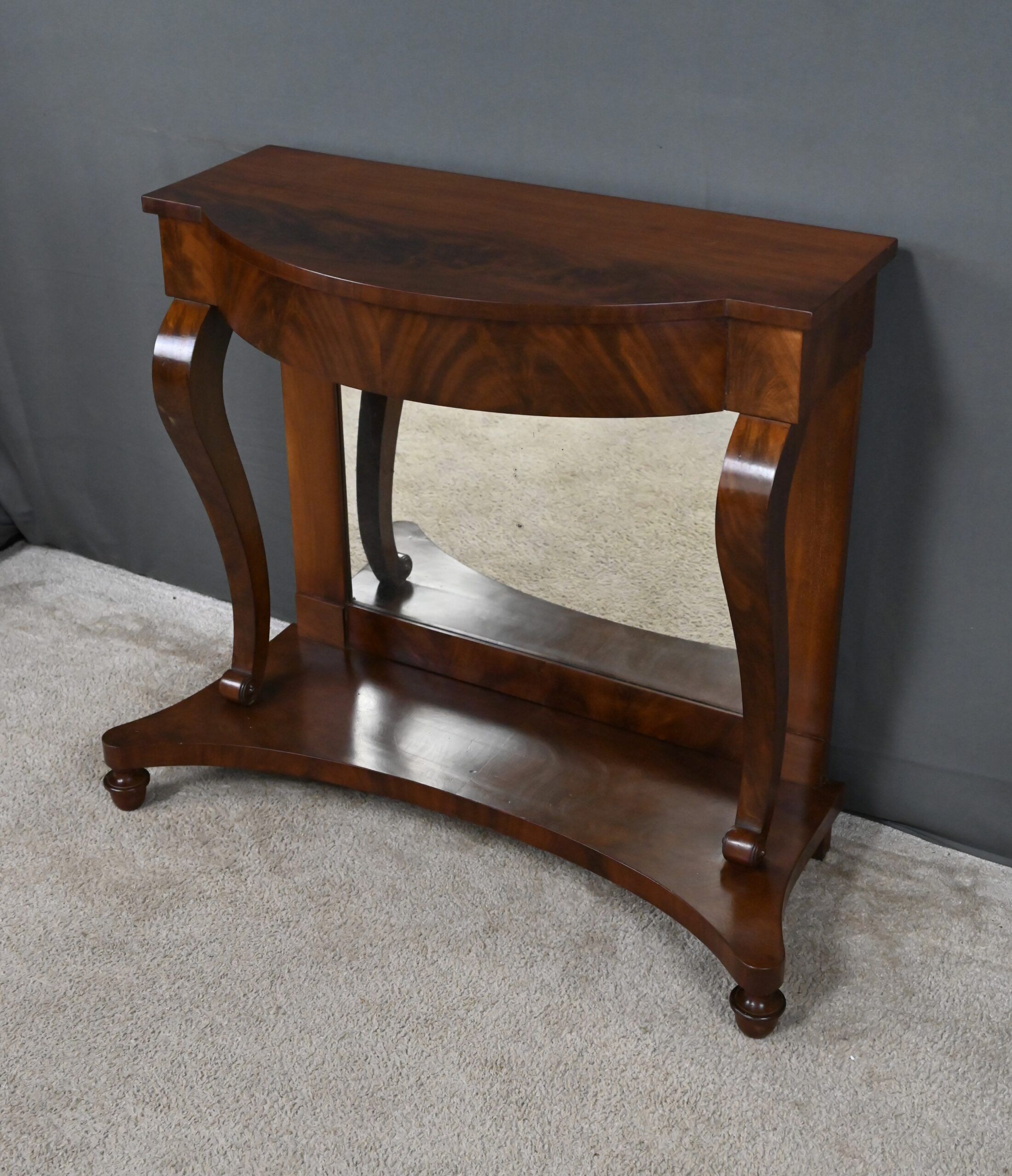 Mahogany console, Restoration period – first part of the 19th century