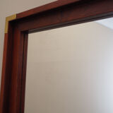 Mahogany-framed mirror, Danish design, 1970s, production: Denmark