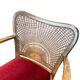 Fauteuil vintage en bois / une place / fauteuil lounge baroque