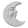 Vintage Moon wall decoration in concrete / reconstituted stone