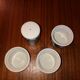 3 Coquetiers + salt shaker Villeroy Boch acapulco , vintage , ceramic