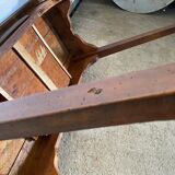 Solid wood desk with a drawer 1900