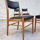 Vtg Set Of 4 Mid Century Dining Chairs Scandinavian Danish Design 60s 70s Retro