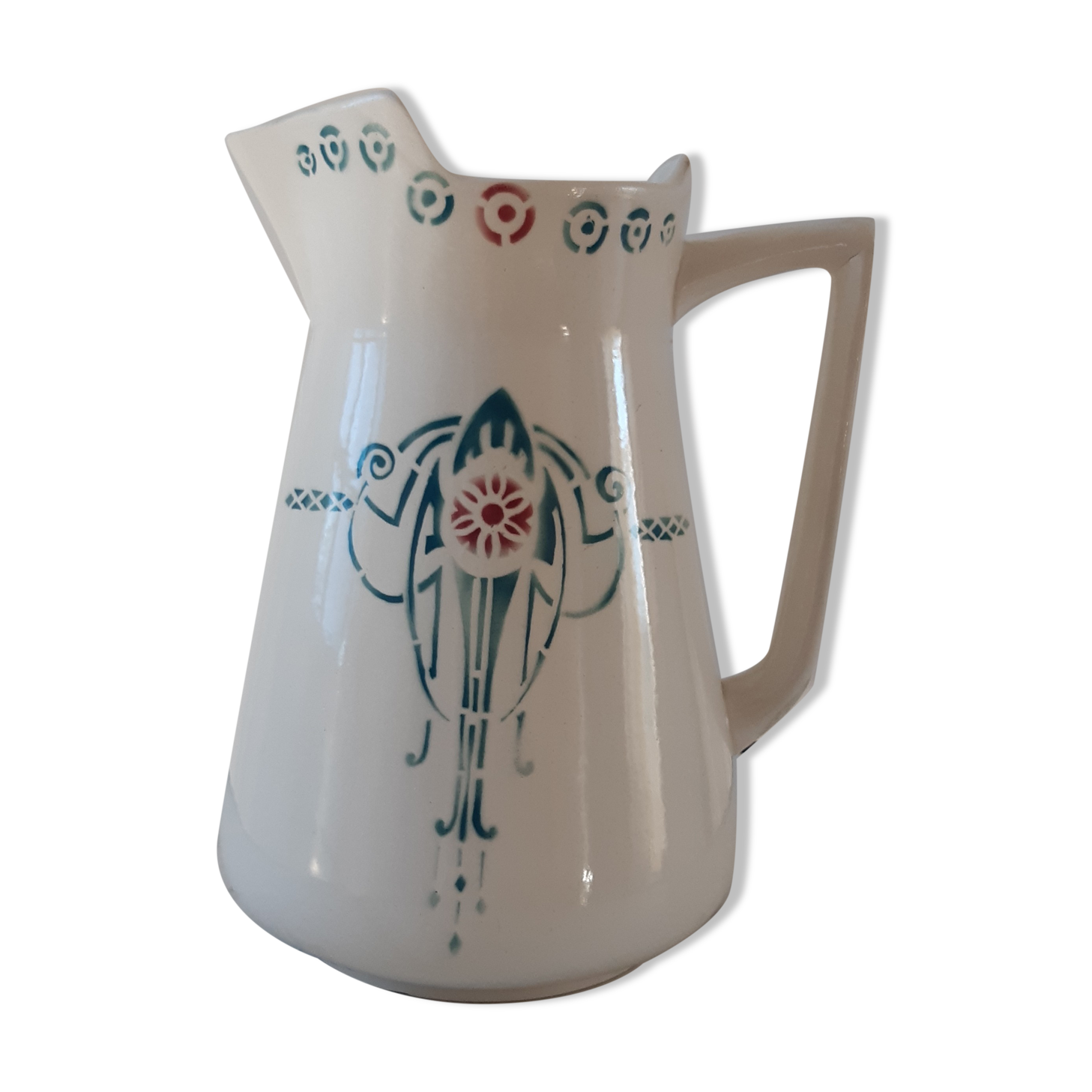 Pitcher / ceramic broc of Clairefontaine years 20-30