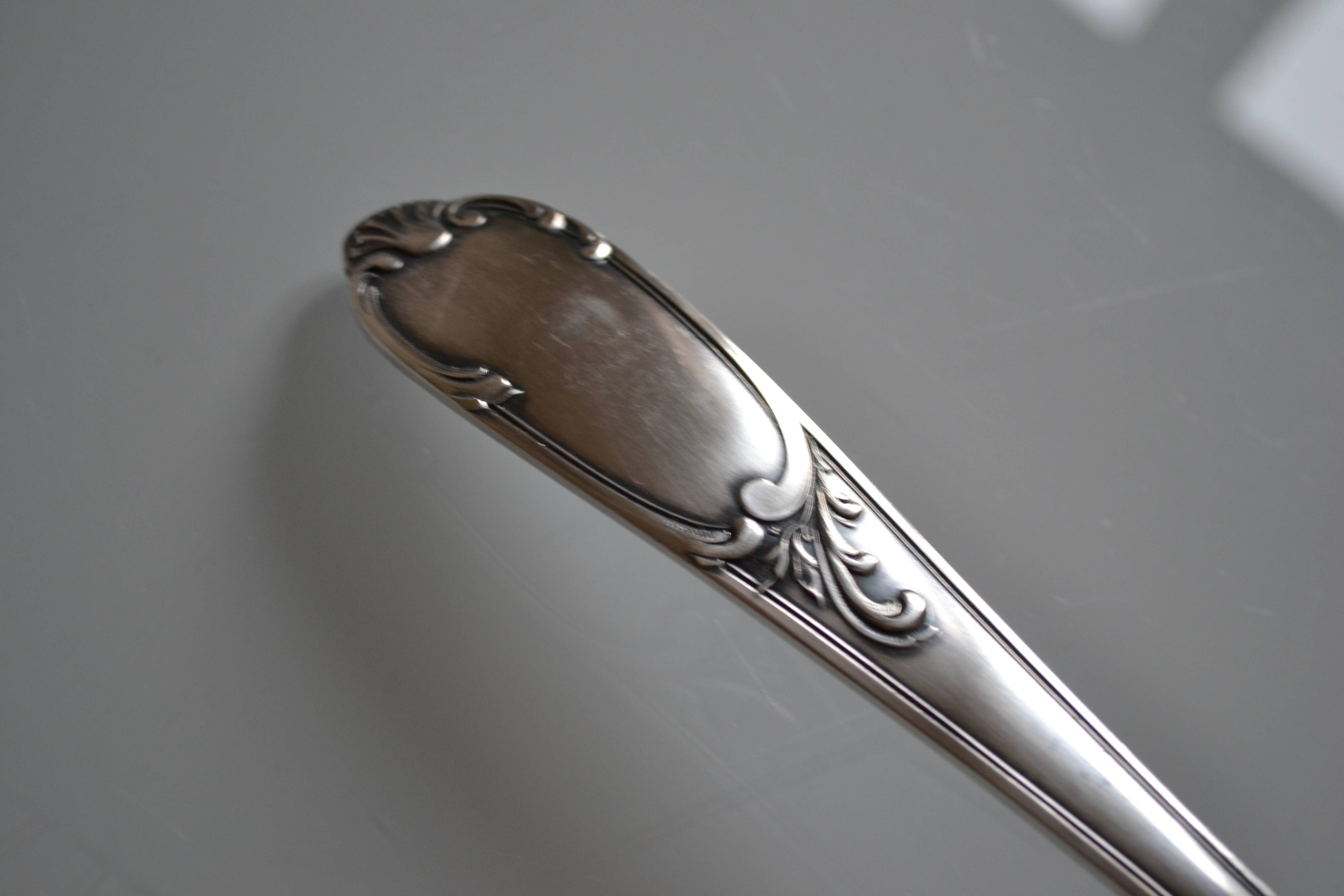 Silver metal ladle goldsmith frionnet francois