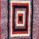 Handmade French Cogolin art deco rug 120x220 cm