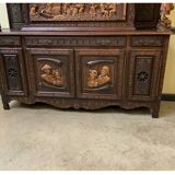 Antique monumental sideboard, credenza