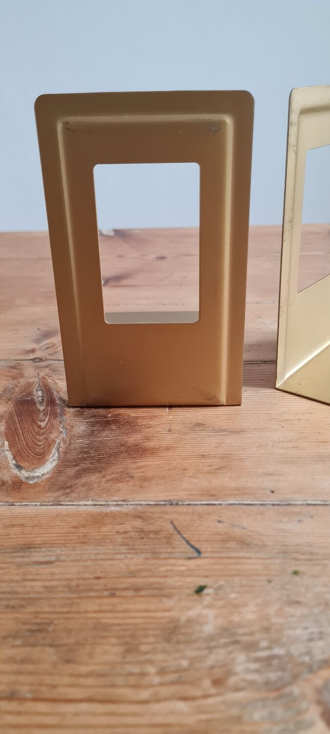 Pair of dbgm metal book greenhouse