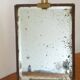 Table mirror on a brass easel