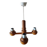 Vintage Ikea pine chandelier