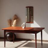 Vintage teak and afromosia dining table – extendable Scandinavian design