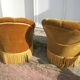 Paire de fauteuils crapauds