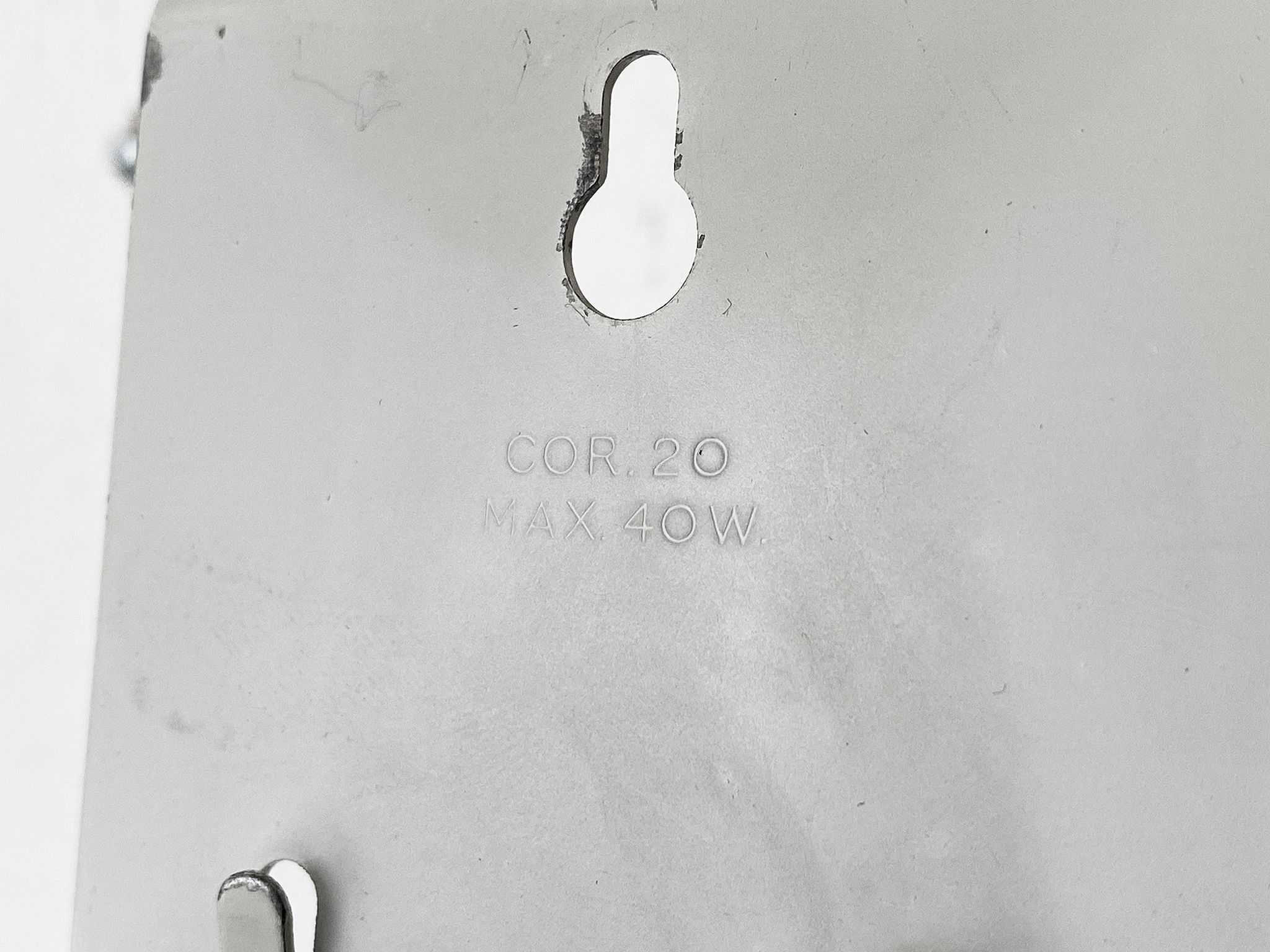 Pair of wall lights/sconces by Werner Schou for Coronell Elektro. Denmark 1960s